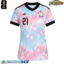 Maglie da calcio Belgio Timothy Castagne #21 Seconda Maglia Femminile Mondiali 2026  Manica Corta